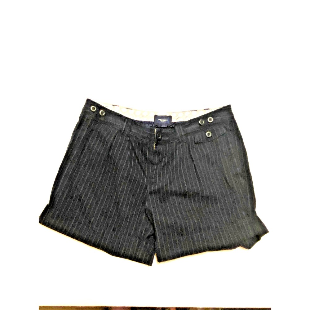 LADIES AMERICAN EAGLE OUTFITTERS LIVE YOUR LIFE SHORTS PIN STRIPE SIZE 10 B30-05